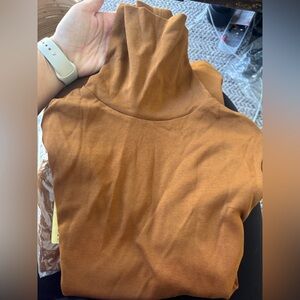 J. Crew Factory Brown Turtleneck Sweater